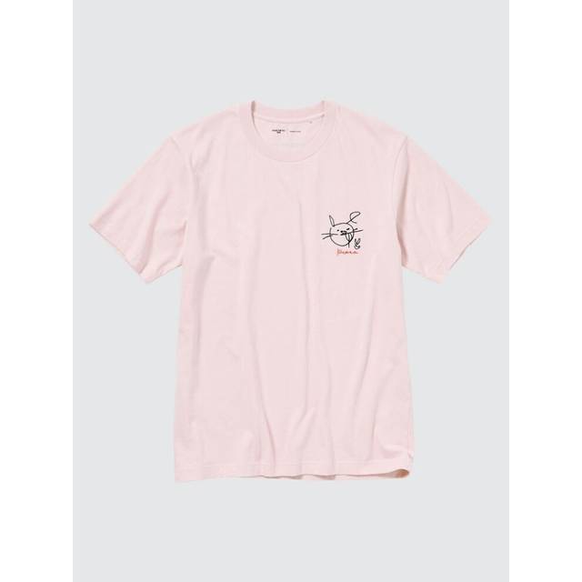 (10 PINK/3XL) Uniqlo Japan Peace For All Graphic T Shirt  Short Sleeve  Regular Fit  Haruka Ayase