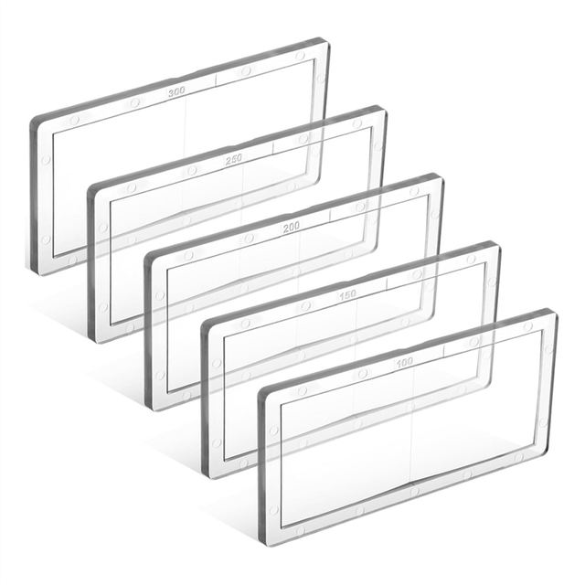 5Pcs Magnification Welding Lens 2X4.25 inch Magnifying