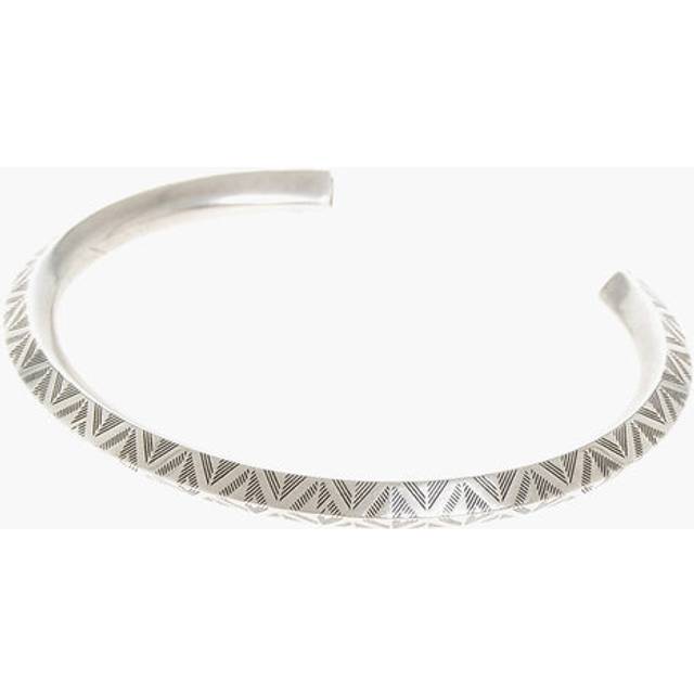 Embossed Brass CD DIAM Rigid Bracelet size M (M)