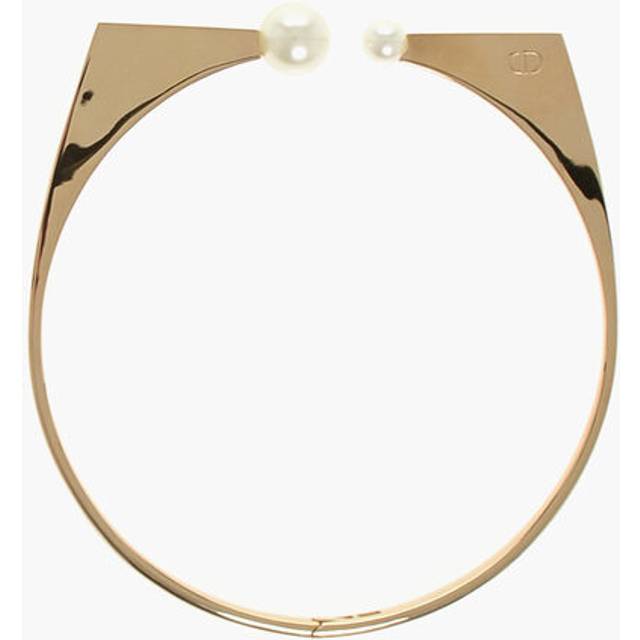 Brass TRIBALES Rigid Necklace with Pearl Detail size Unica (Unica)