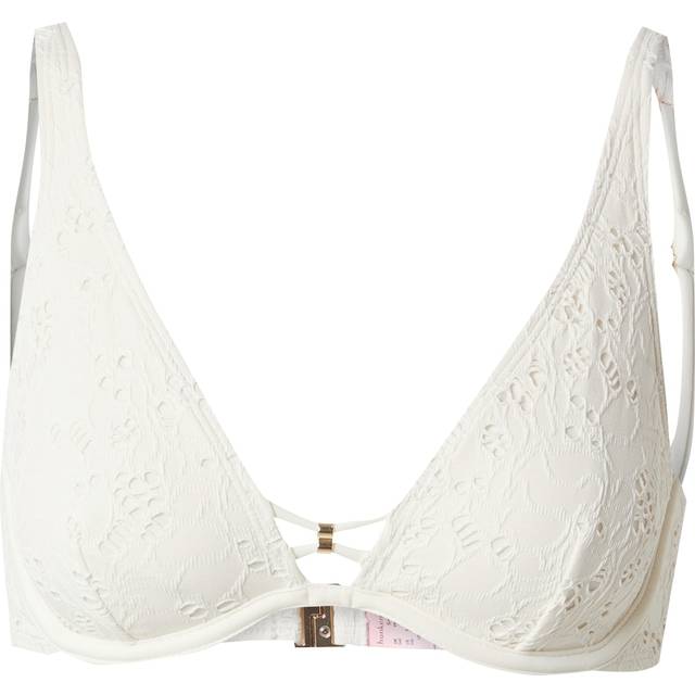 Hunkemöller Crochet Non-Padded Underwired Bikini Top White - 36D