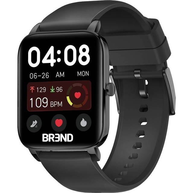 Brend Smartwatch Sportur Med Skridttæller Sort