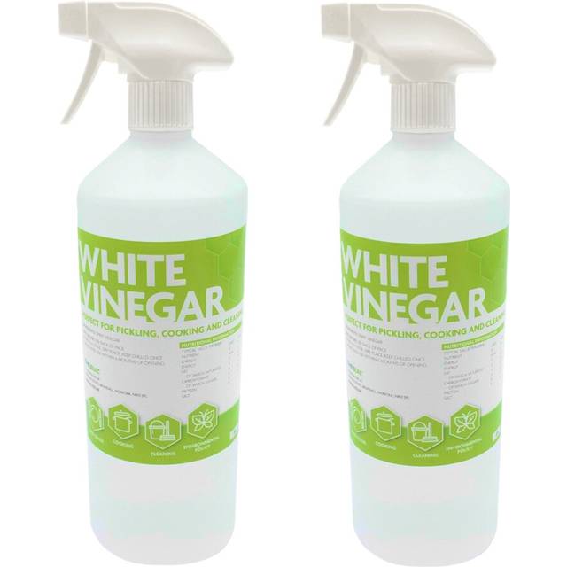 Hexeal White Vinegar 2 x 1L Spray â Food Grade - Cooking, Cleaning, Pickling & Baking
