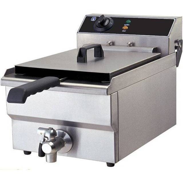Quattro 19 Litre Tank Commercial Fryer With Drain Tap