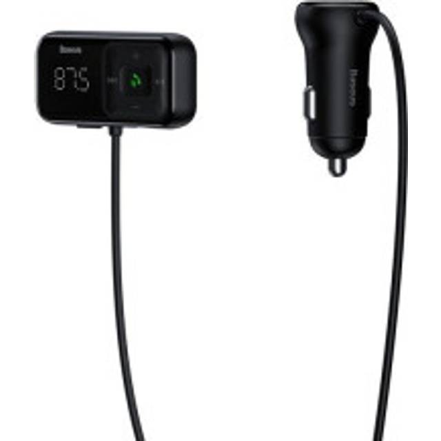 Trådlös Bluetooth FM-sändare med laddare S-16 Overseas edition svart