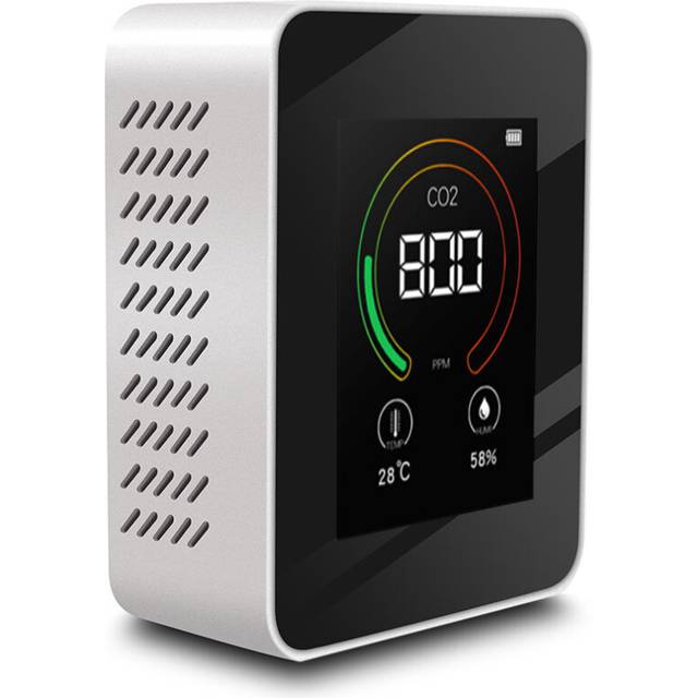 Bakeey Real Time Smart Home CO2 Detector Monitor Indoor LCD Digital Temperature Air Quality Humidity Tester