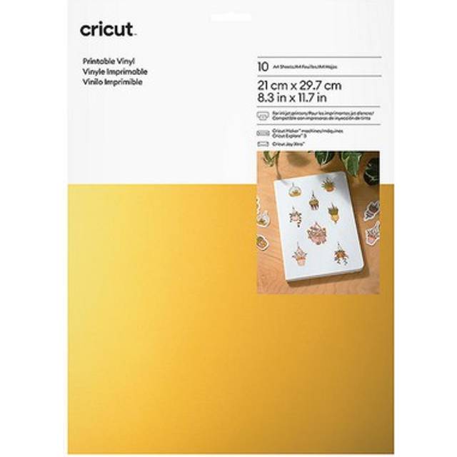 Cricut Joy Xtra Printable Vinyl (Gold) 30 Sheets