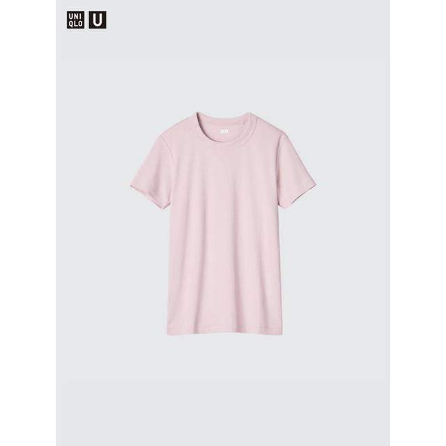 (11 PINK/3XL) Uniqlo Japan Crew Neck T  Short Sleeve