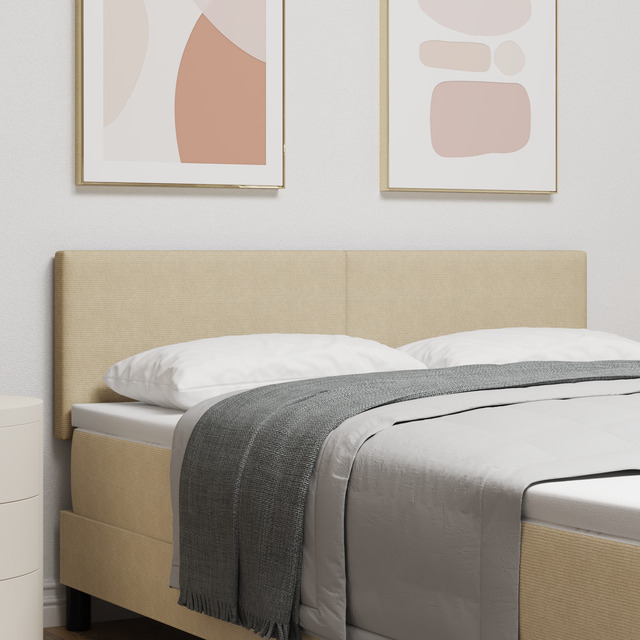 vidaXL Sänggavel Enkel Design Ljusgrön Grå 140 cm Sammetstyg