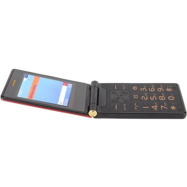 Flip phone unlocked for seniors 2g gsm phone with backlight large buttons tdm