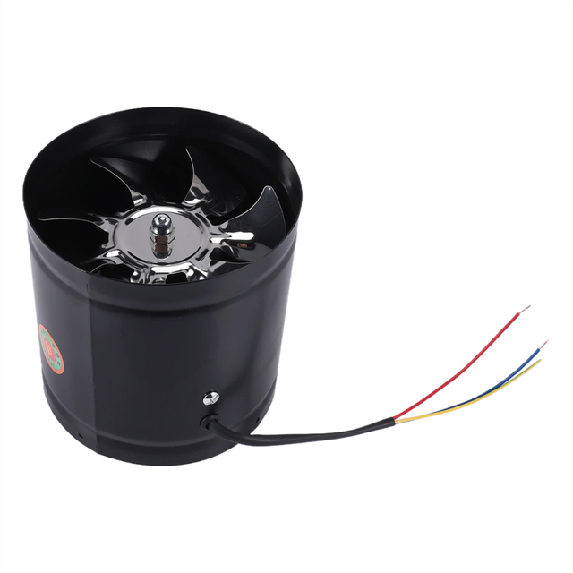 6 Inch High-Speed Exhaust Fan In-Line Duct Kitchen Extractor Metal Toilet Industrial 220V