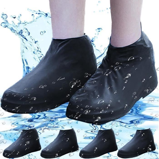 Waterproof Shoe Covers - Ahigh - Reusable Latex - Non-Slip - Comfortable - Durable