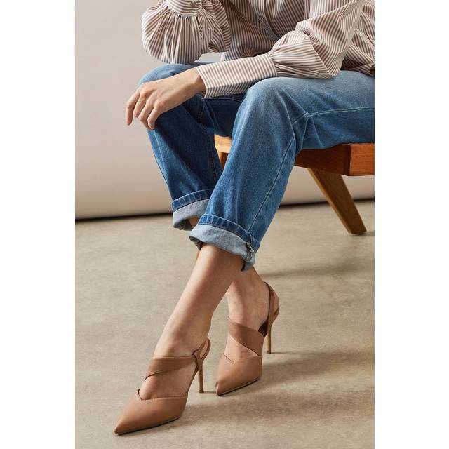 Wallis taupe court shoes womens daywear heels