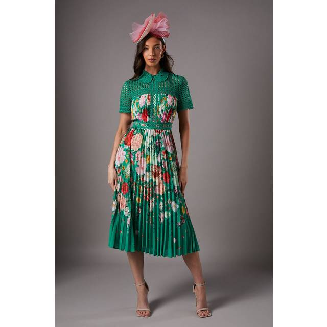 Coast green midi dress womens occasion dresses