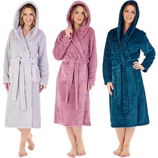 (Mauve, XLarge) Slenderella HC88319 Women's Dressing Gown