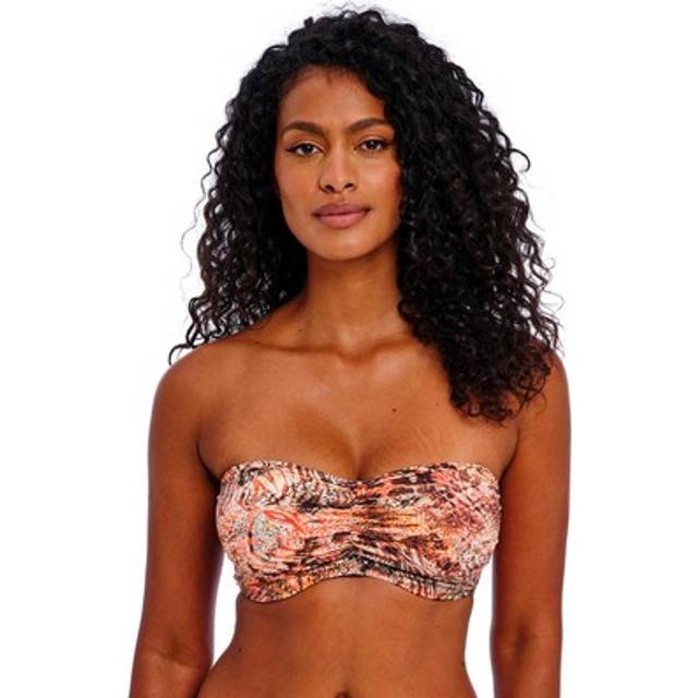 Freya desert cat bikini top bandeau strapless womens swimwear 205910 sunset