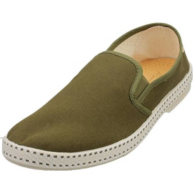 Rivieras Classic Mens Espadrille Shoes In Khaki - 10.5 Uk