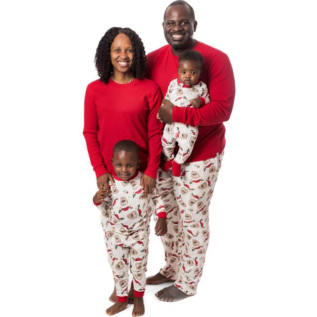 Burt's Bees Baby Unisex Baby Toddler 2-Piece Family Jammies Matching Holiday Organic Cotton Pajamas  Guide My Sleigh 2024  2T