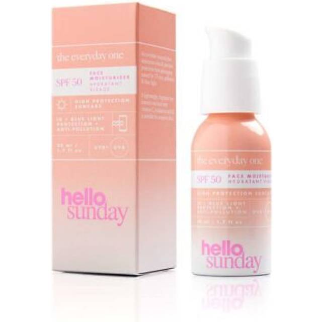 Hello sunday the everyday one face moisturiser sunscreen spf 50 50ml
