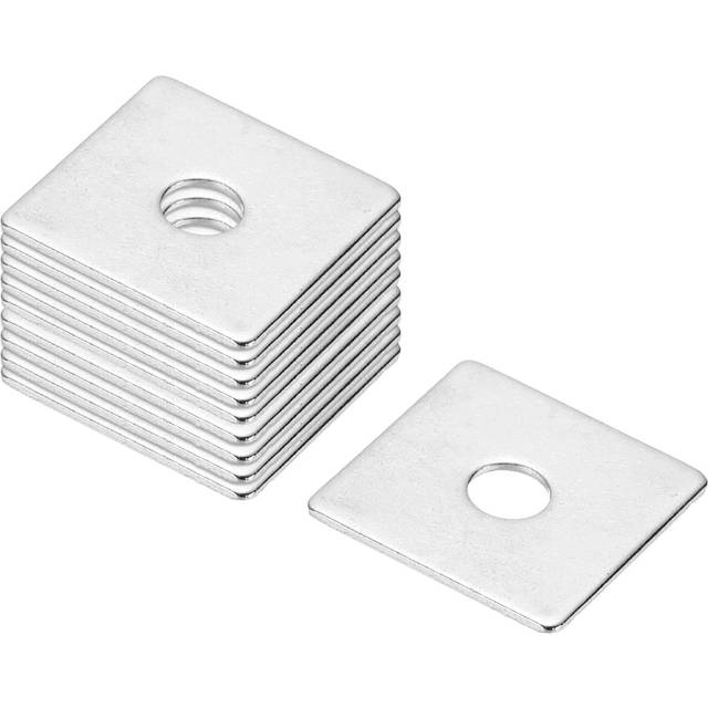 M5x20x1mm square washers, 36pcs square bearing plate washers stainless steel