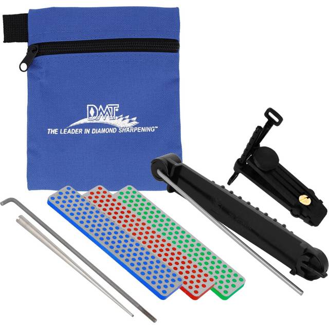 DMT ADELUXE Deluxe Aligner Kit, 3 Diamond Whetstone/1 Serrated Sharpener