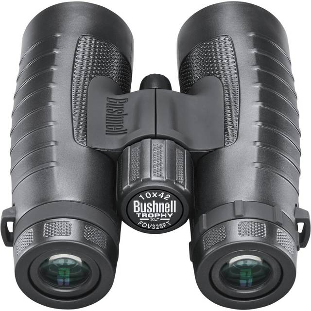 Bushnell Binoculars for Hunters and Bird Watching  10x42mm  Trophy XLT  Waterproof Binoculars for Adults  with 6.2 Angle of View  Black