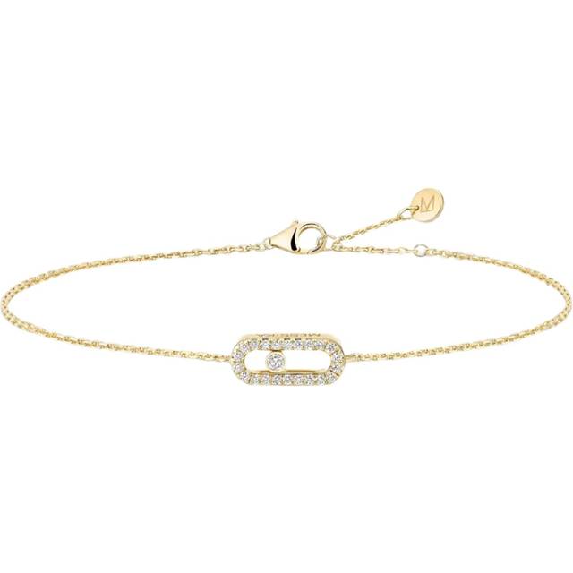 Messika Care(s) 18ct Yellow Gold & Diamond Pavé Bracelet