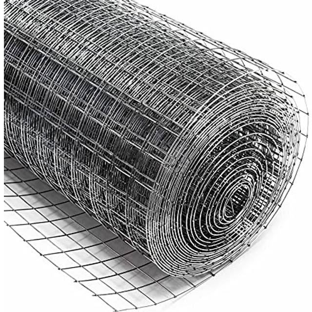 Wire Mesh 12x12mm Squares 5m Roll, 100cm Width, made of Galvanised Steel