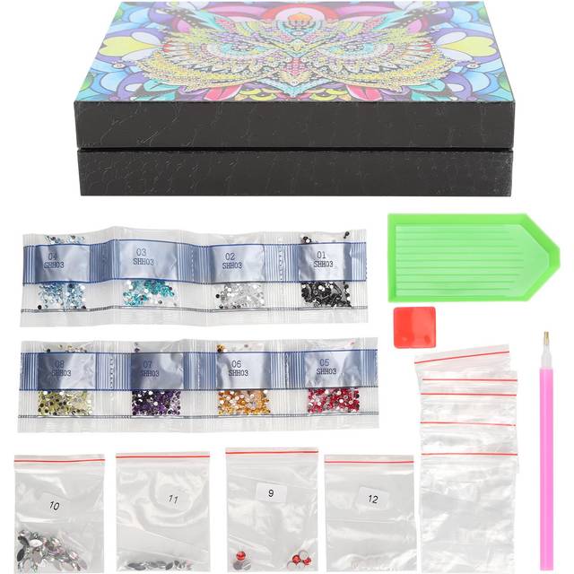 Diamond Painting Jewelry Box 5D DIY Desktop Storage Container Embroidery Kits Home Decor