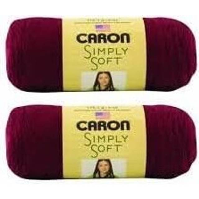 Bulk Buy: Caron Simply Soft Yarn Solids (2-Pack) (Burgundy)