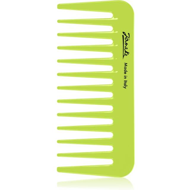 Janeke Mini Supercomb Med Brede Tænder Kam Æblegrøn