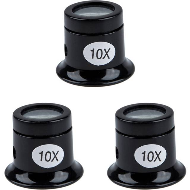 3X Watch Eyes Loupe 10X Jeweller Optical Glass Magnifier Magnifying Tool