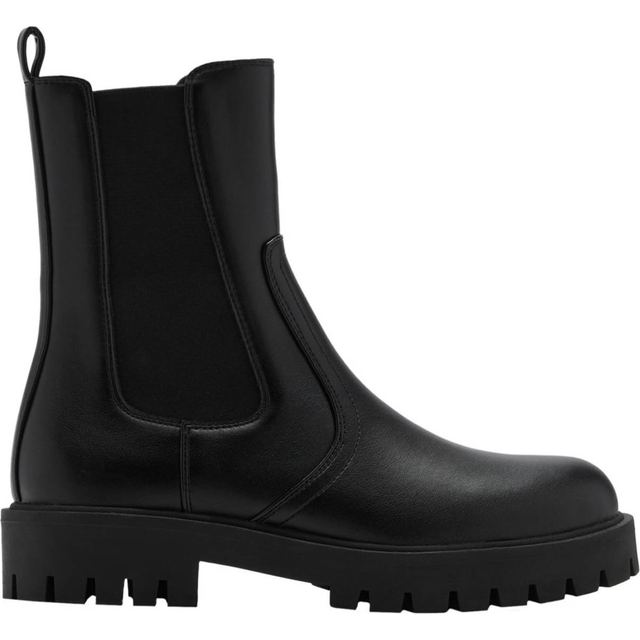 Mango Celer Chunky Chelsea Boots, Black