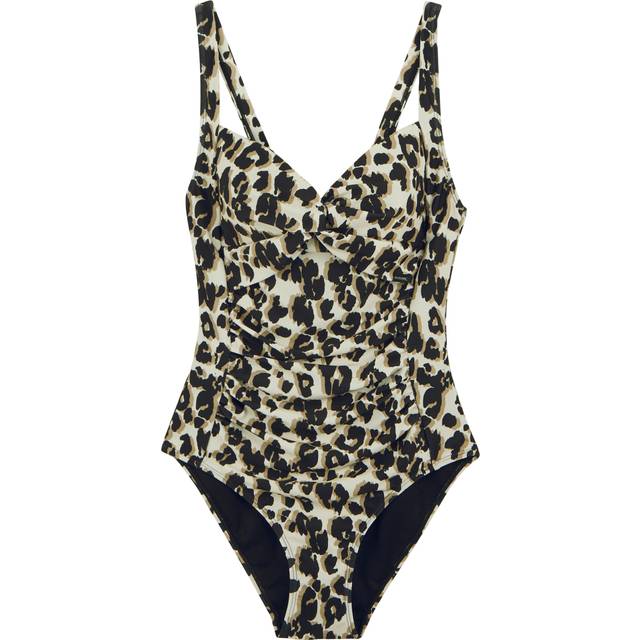 Regatta womens/ladies sakari leopard print tummy control one piece rg11328