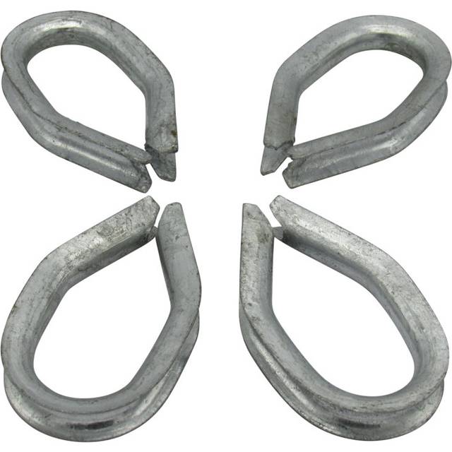 Galvanised Wire Rope Reeving Thimble 10MM X4 (Eyelet Cable Loop Rope)