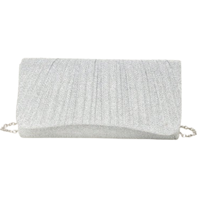 Lätt, Business Casual Rhinestone Decor Bucket Bag Mini Dragstring Design, Clear Bag Trendig Pearl Bag Evening Bag, Dinner Bag Glamorös, Elegant, Utsök - Silver (En-Storlek)