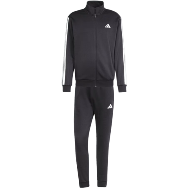 3-Stripes Fleece Tracksuit - Black - XL