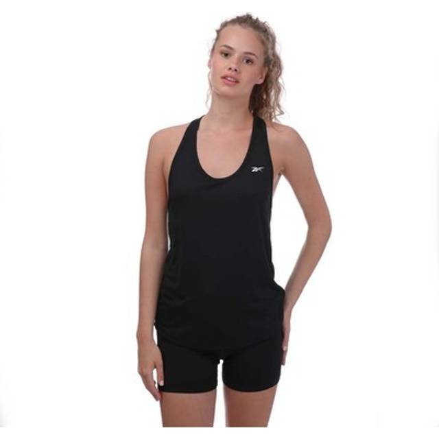 Reebok womens/ladies mesh back workout tank top gt2409
