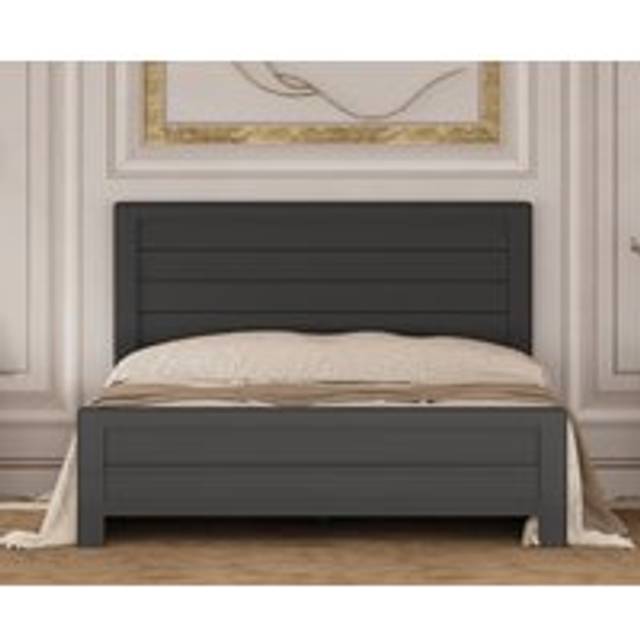 Bradwell Oak and Charcoal Painted Double Bed