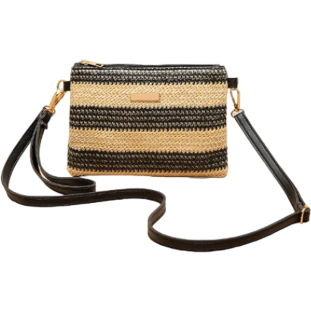 SHEIN New Spring/Summer Straw Woven Women&#39;s Bag, Versatile Handbag Wholesale, Small Shoulder/Crossbody Bag With Sweet Style, Summer Straw Beach Bag For Wome