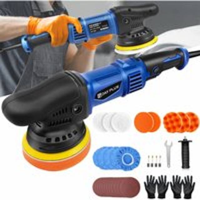 Briefness - Electric Car Polisher Sander Buffer Polishing Machine Kit 3000W Variable Speed