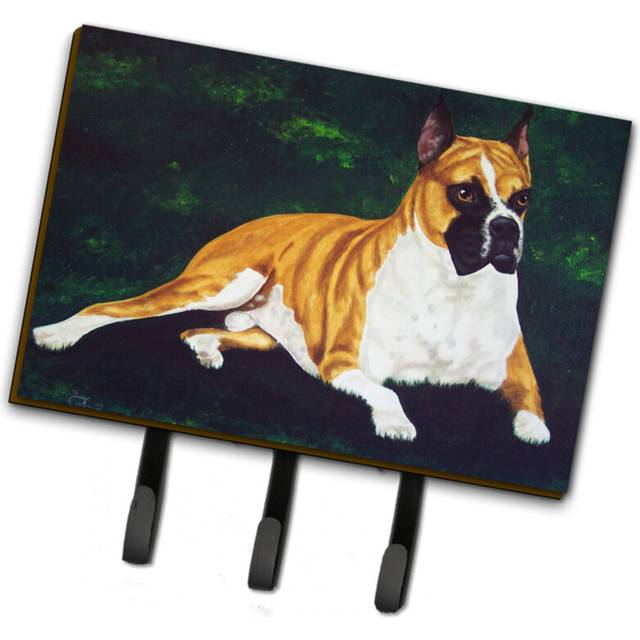 """""Caroline's Treasures AMB1064TH68 Dempsey Boxer Leash or Key Holder  Large  Multicolor"""""