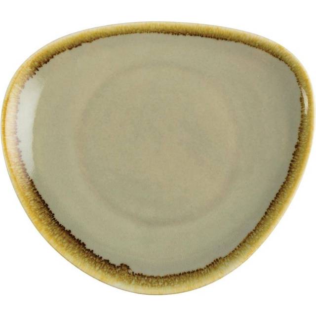 Olympia Kiln Triangular Side Plate Moss 165mm (6 Pack)