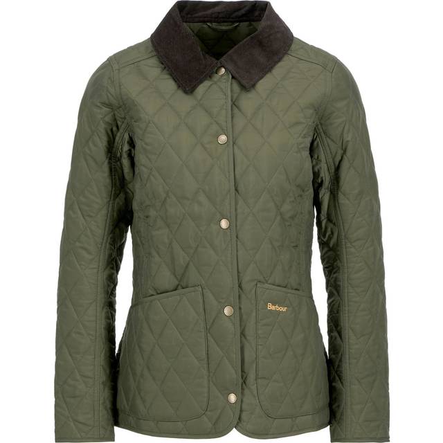 Barbour Annandale Quilted Jacket - Green, Green, Size 10, Women