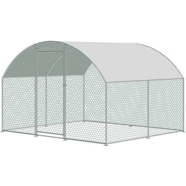KCT - Large Walk in Chicken Run Hen Coop Poultry Outdoor Bird Cage Rabbit Dog Cat