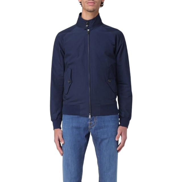 Baracuta, Jacka, Herr, L, Bomull, Beige Bomberjacka med Röd Tartanfoder - beige (L)