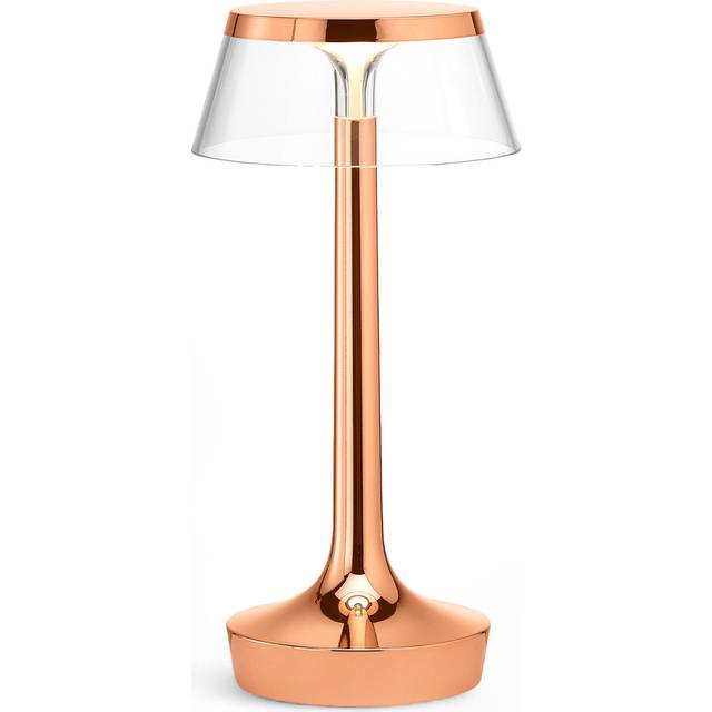 FLOS LED-bordslampa Bon jour utan stickpropp, koppar