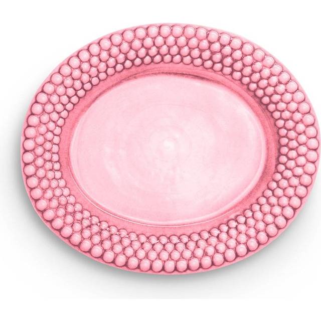 Bubbles Platter Oval 35 cm, Pink
