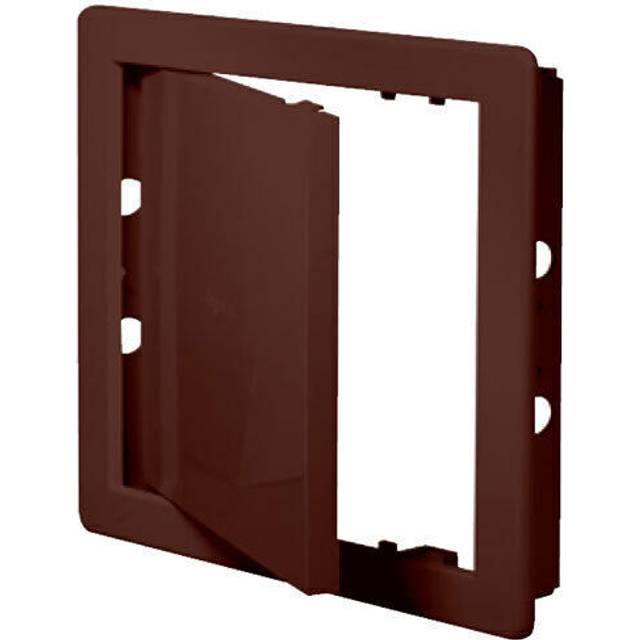 Abs brown plastic durable inspection panel hatch wall access door various sizes