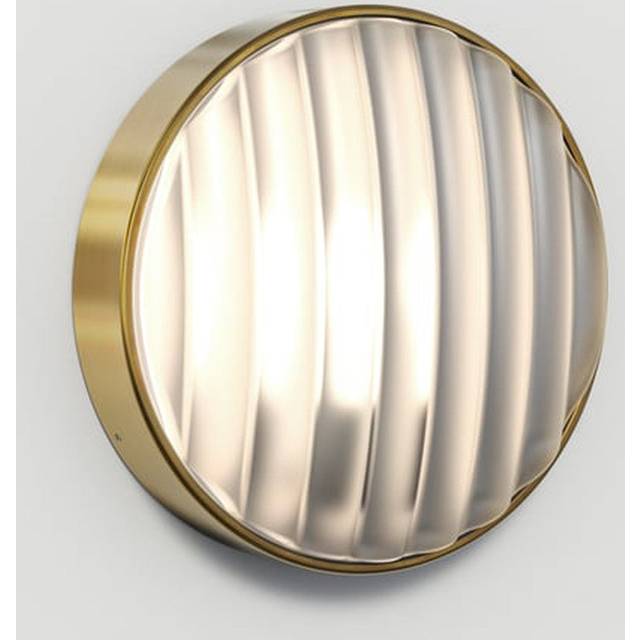 Astro Montreal Round 300 Bulkhead PVD Brushed Brass